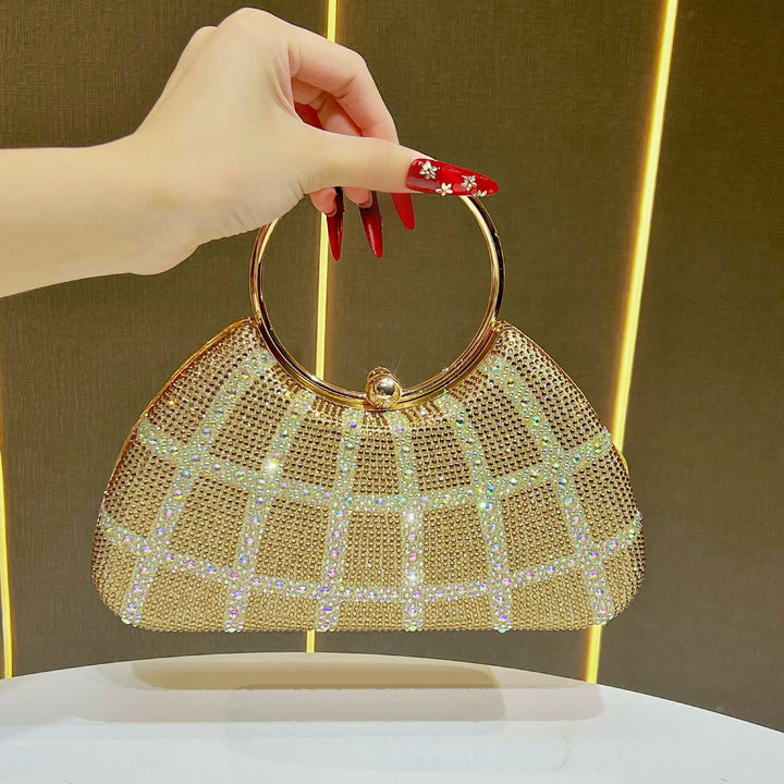 Rhinestone-besetzte Abendhandtasche