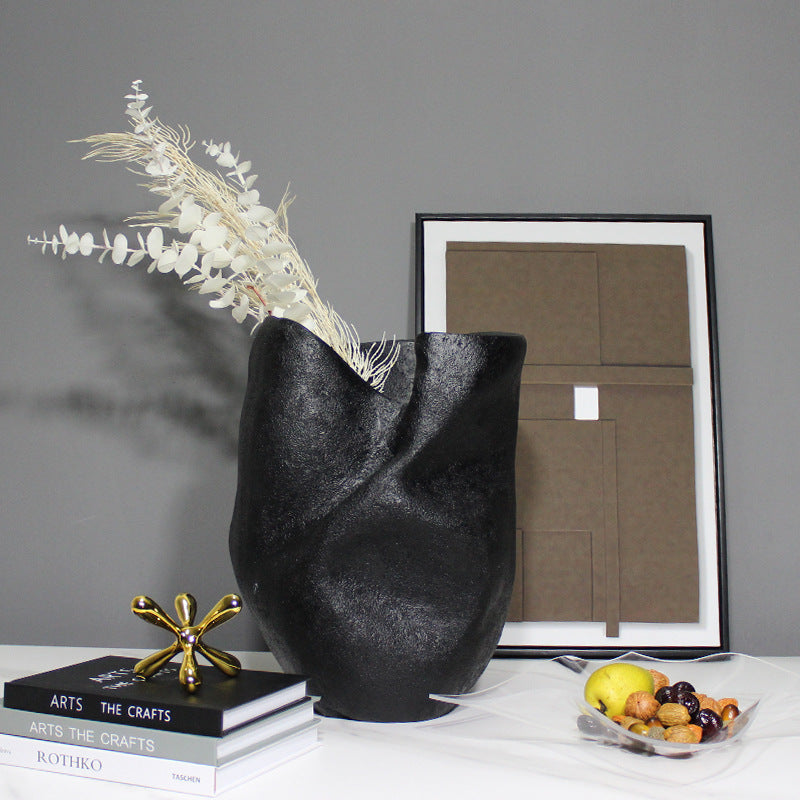 Abstrakte Texturierte Dekorative Vase