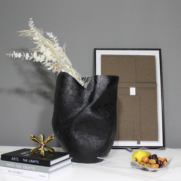 Abstrakte Texturierte Dekorative Vase