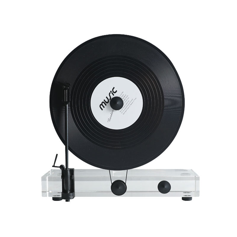 Vintage-inspirierter dekorativer Vinylplattenständer