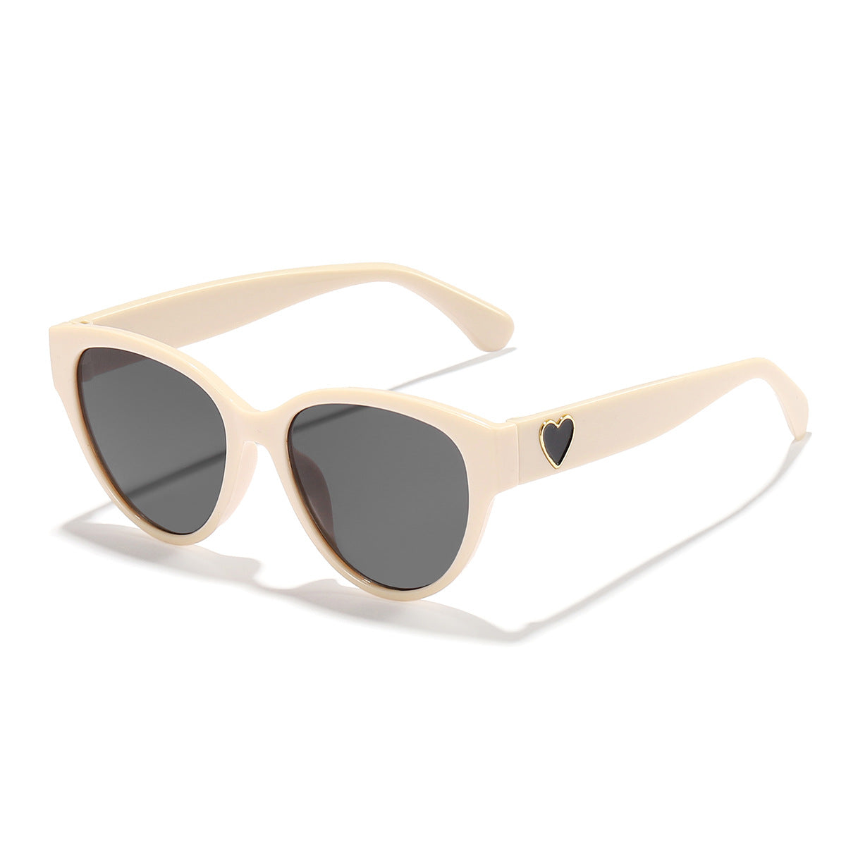 Damen Cat-Eye Sonnenbrille mit herzförmigem Detail und UV-Schutz Karnz