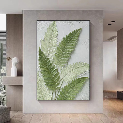 Tropisches Blatt Leinwandkunstwerk