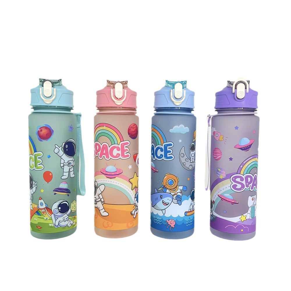 Damen kreative Trinkflasche im Weltraumdesign Karnz