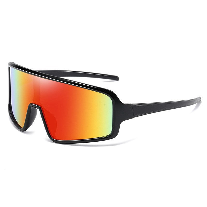 Damen Sportliche Rennsonnenbrille mit großem Sichtfeld und polarisierten Gläsern Karnz