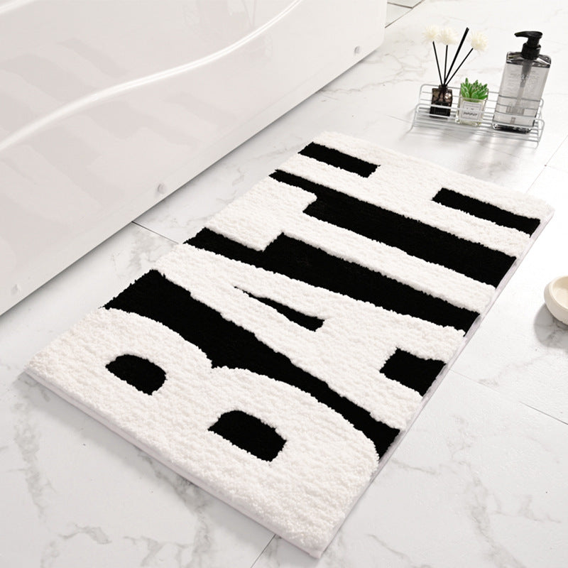 Moderne abstrakte Badematte Karnz