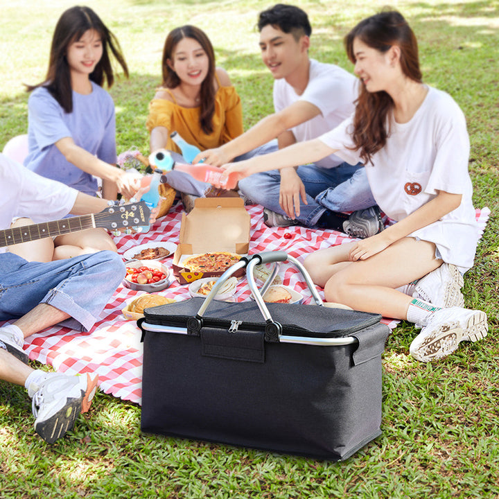 Premium isolierte Picknickkorb Karnz