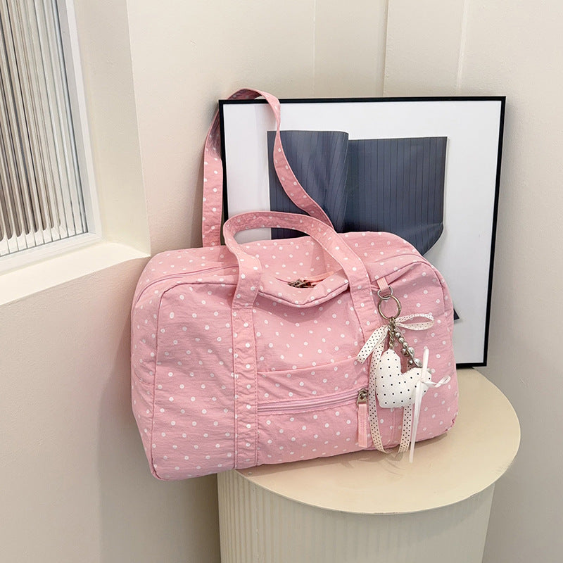 Stylische gepunktete Reisetasche Karnz