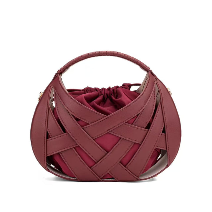 Chic Woven Handle Handtasche Karnz