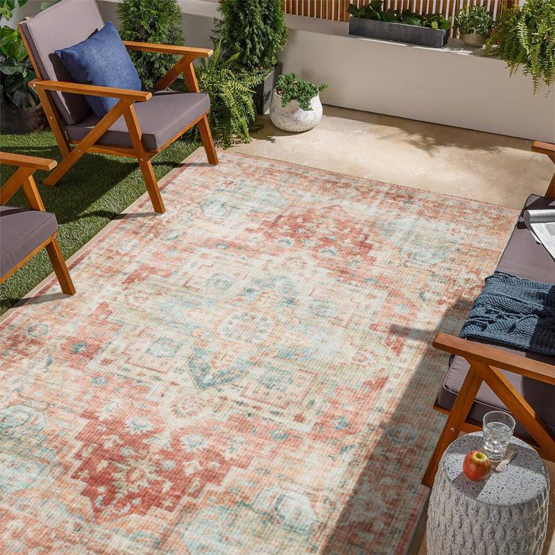 Geometrisches Muster Outdoor-Teppich