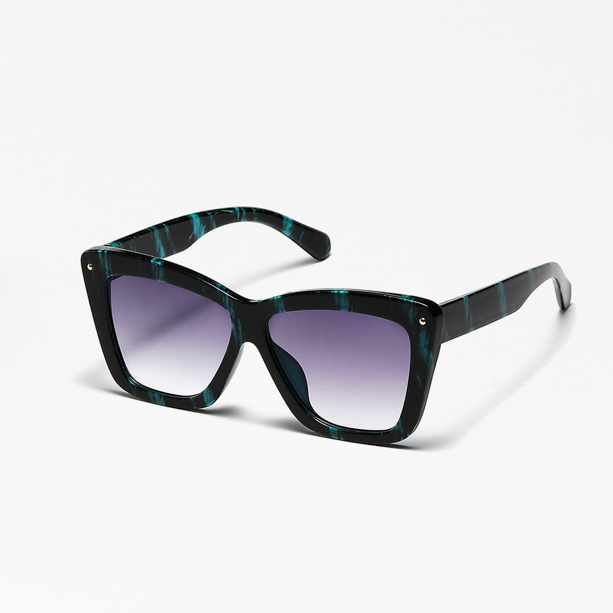 Damen geometrische oversized Sonnenbrille Karnz