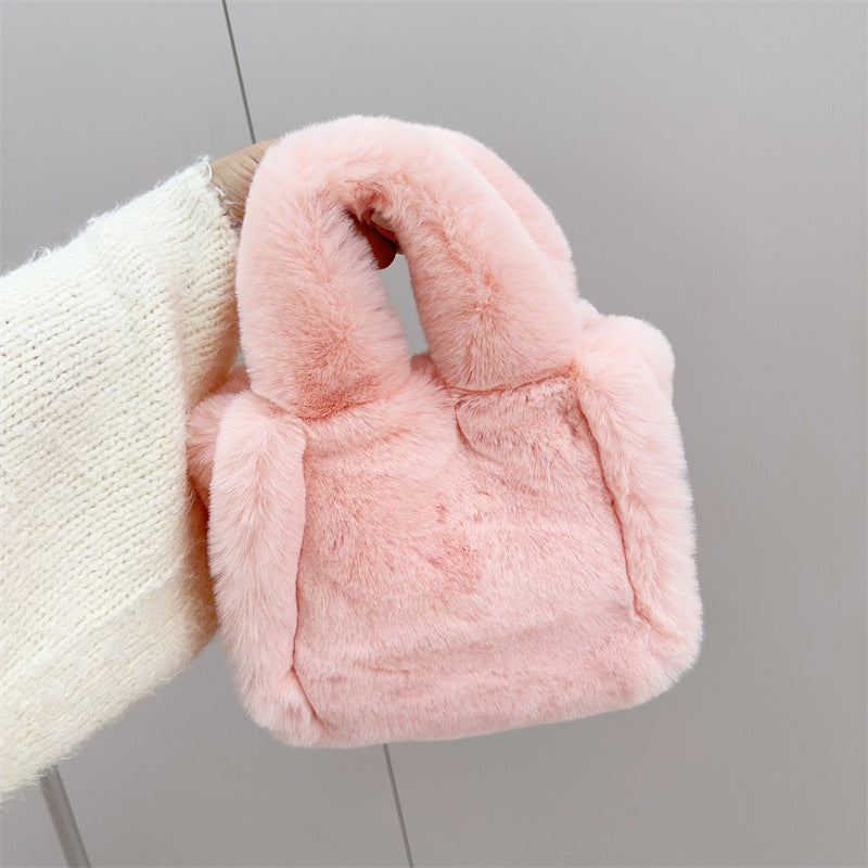 Faux-Fell-Fashion-Umhängetasche