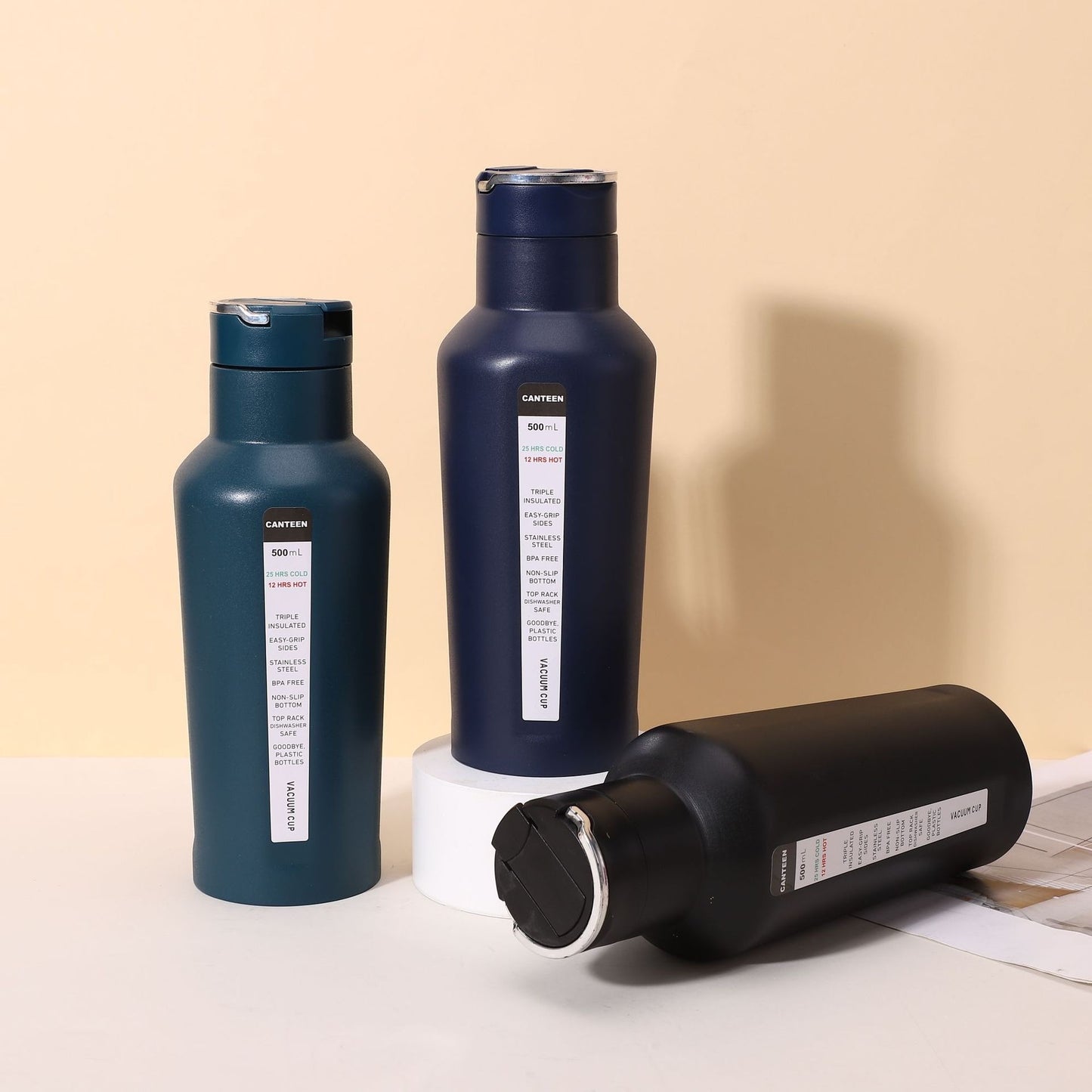 Damen Edelstahl Trinkflasche Karnz