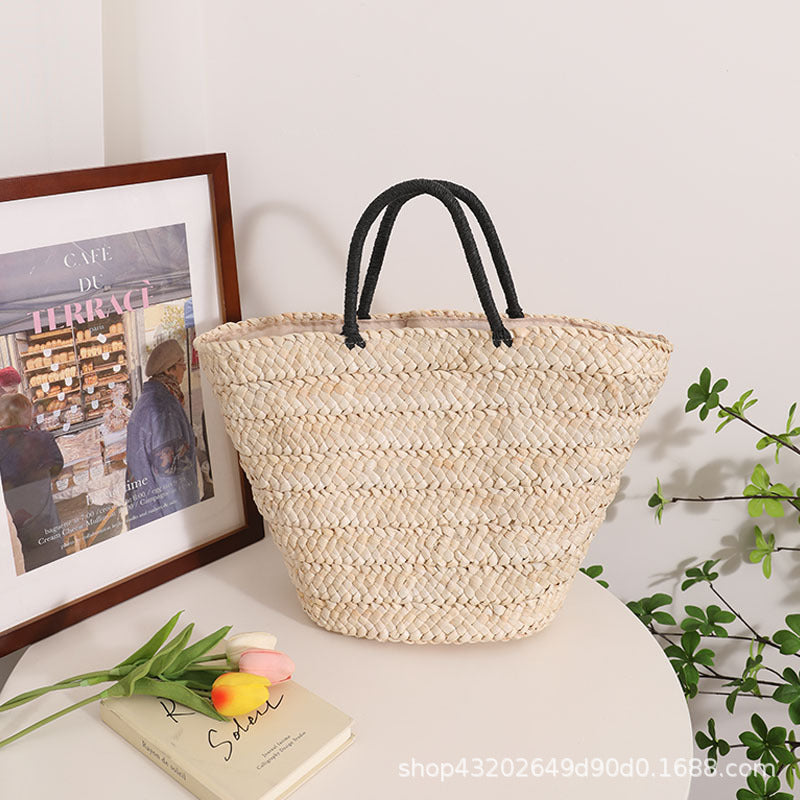 Damen Handgefertigte Strandtasche mit robusten Griffen Karnz