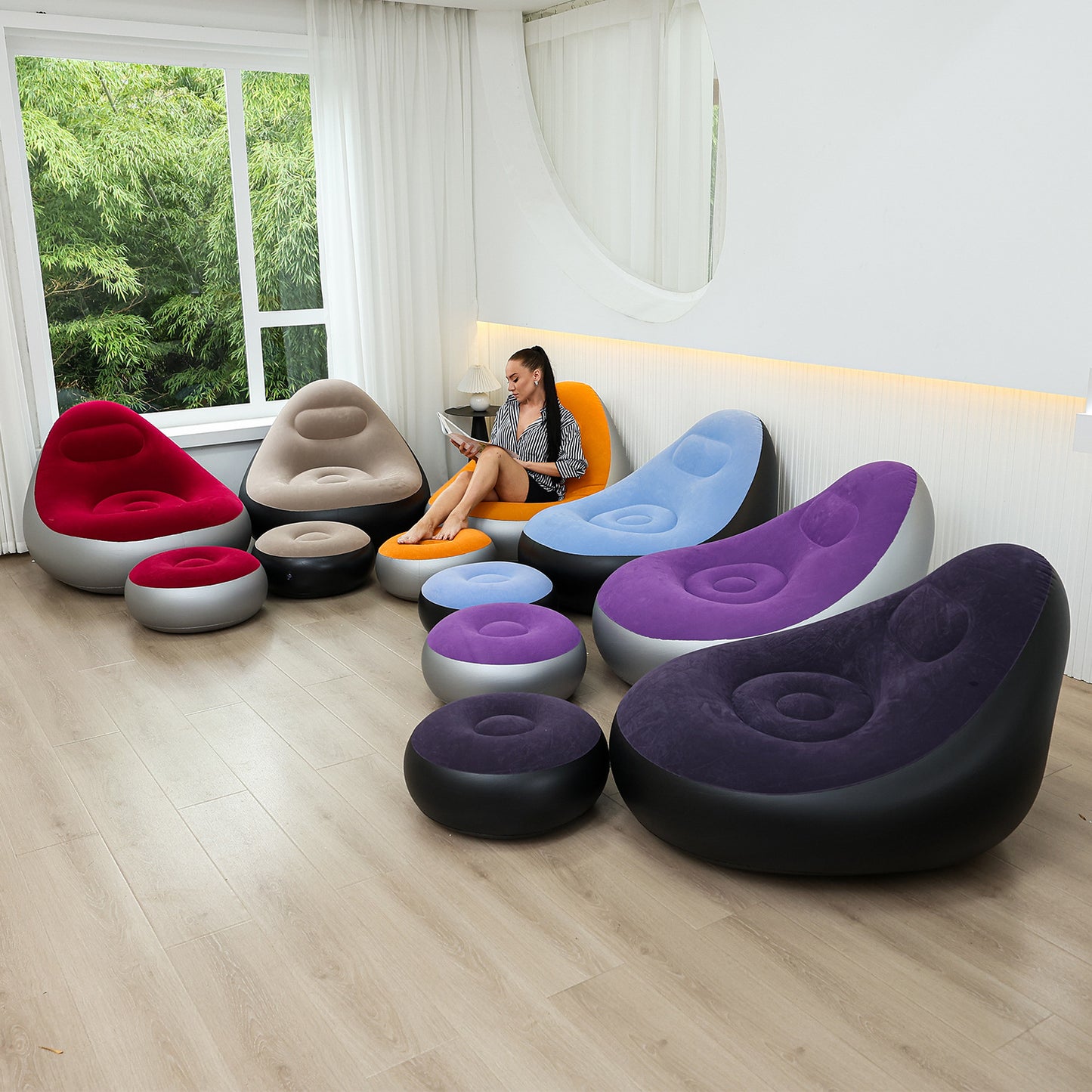 Damen Aufblasbarer Lounge-Sitz Karnz