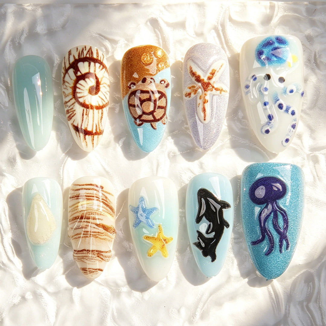 Künstlerische Nagelkunst-Set Karnz