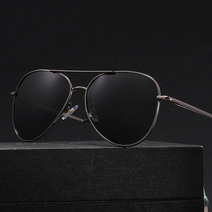 Herren Pilotensonnenbrille mit polarisierenden Gläsern Karnz