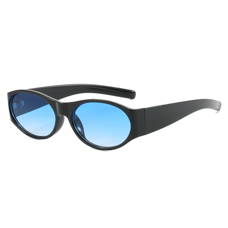 Damen modische Sonnenbrille mit elegantem, ovalem Design und UV-Schutz Karnz