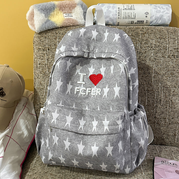 Lässiger Rucksack mit Sternmuster Karnz