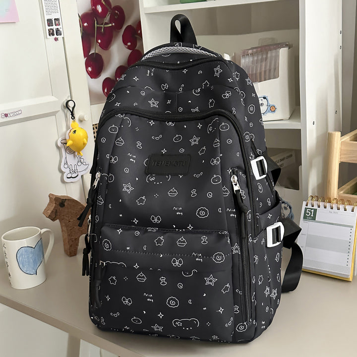 Verspielter Illustrierter Rucksack Karnz