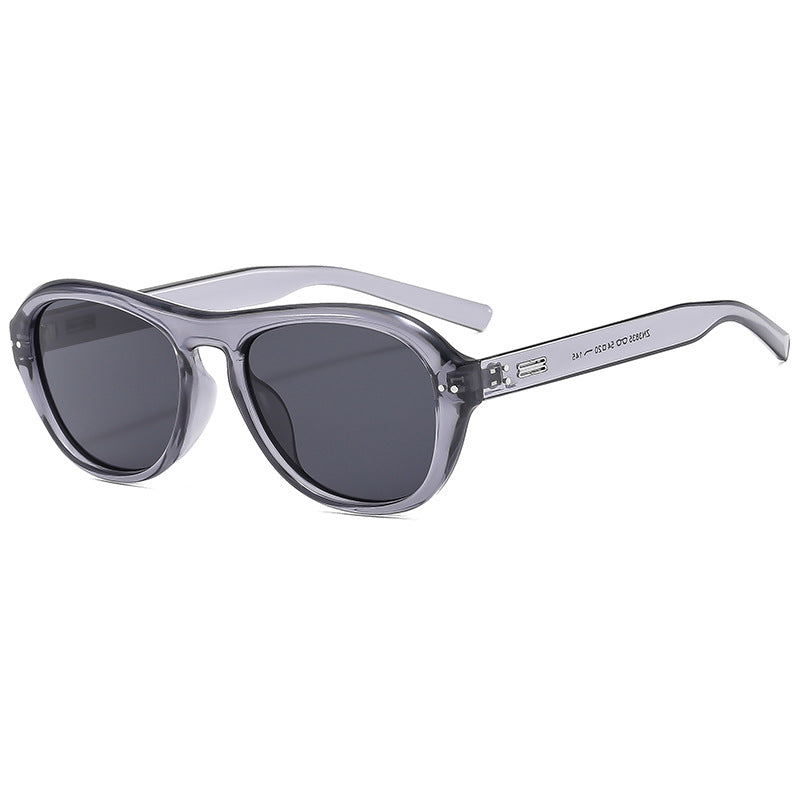 Damen modische Brille mit modischem gestreckt Rahmen und hochwertigem Kunststoff Karnz