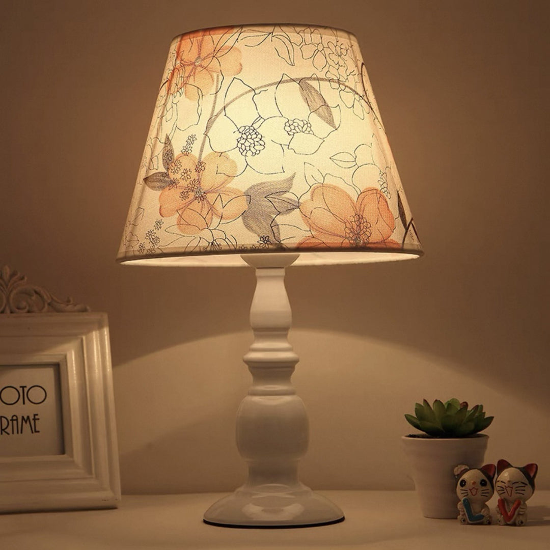 Dekorative florale Schirm Tischlampe