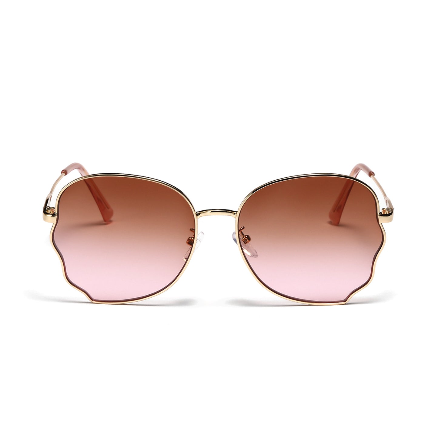 Damen elegante Oversized-Sonnenbrille mit schützendem Rahmen Karnz