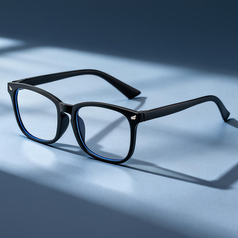 Modische rechteckige Brille Karnz