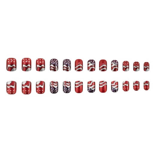 Patriotisches Nageldesign Karnz 1789915083
