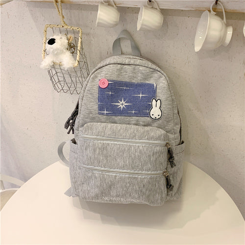 Niedlicher illustrierter Hasenrucksack