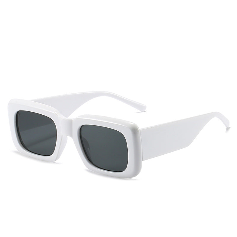 Damen quadratische Modetrends Sonnenbrille Karnz