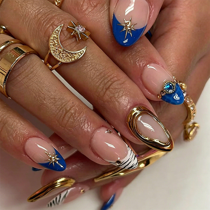 Luxus Nagelkunst-Set mit galaktischen Motiven Karnz