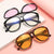 Damen moderne oversized Sonnenbrille mit einzigartigem Tortoise-Design Karnz
