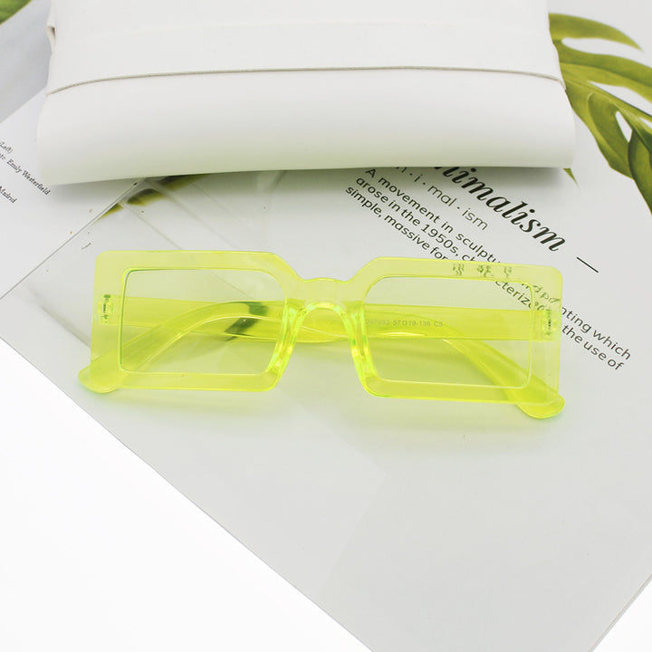Damen moderne Oversized-Sonnenbrille Karnz