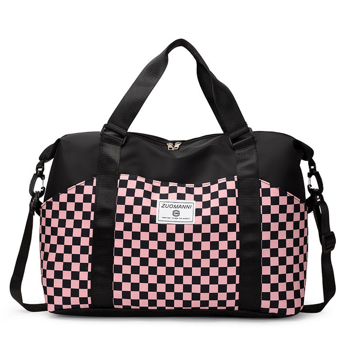 Stilvoller Schachbrett-Duffle-Bag Karnz