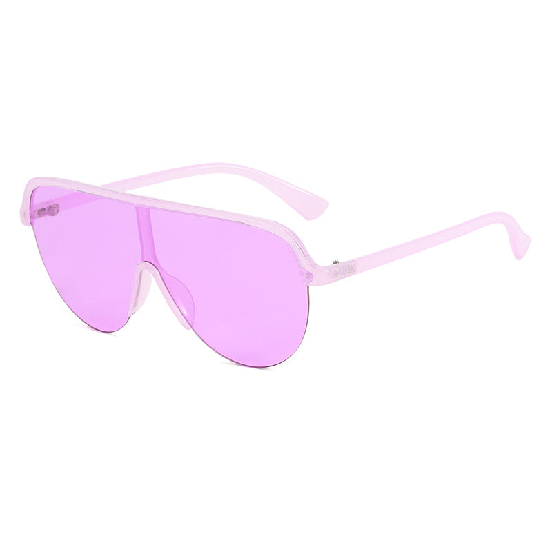 Damen oversized Visier Sonnenbrille Karnz
