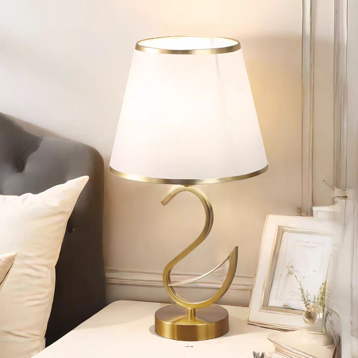 Elegante Schwan-Design Tischlampe