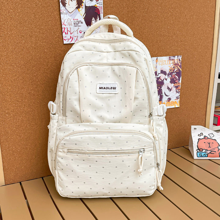 Multifunktionaler Pünktchen Rucksack Karnz