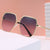 Damen modische Sonnenbrille mit quadratischem Rahmen und stilvollen Details Karnz