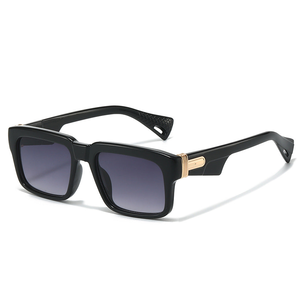Chic Weitkrempige Quadratische Sonnenbrille Karnz