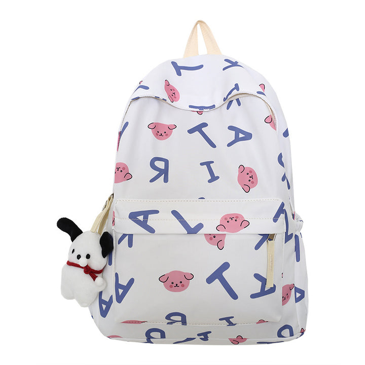 Bunte Grafik-Schulrucksack Karnz