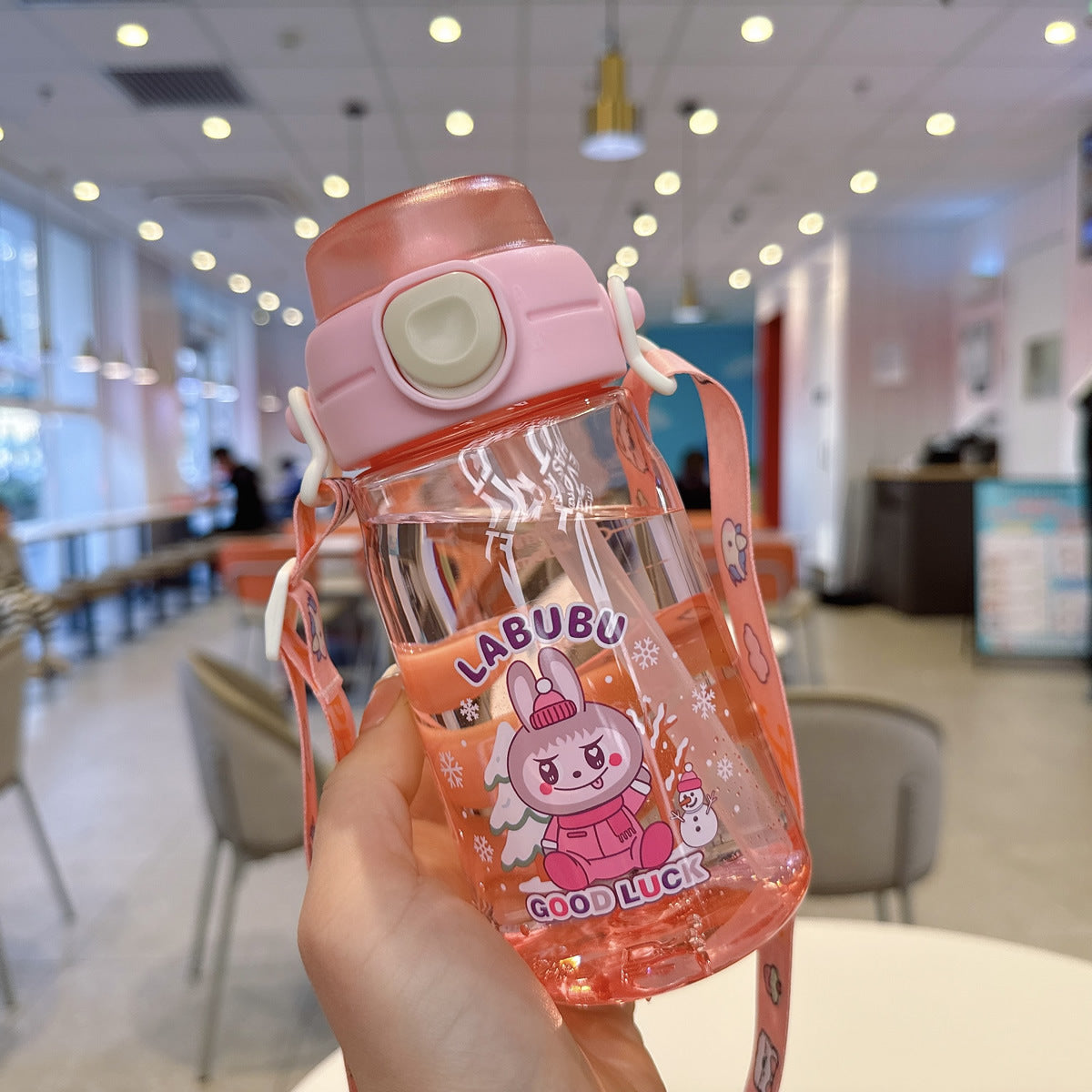 Damen Cartoon Trinkflasche Karnz