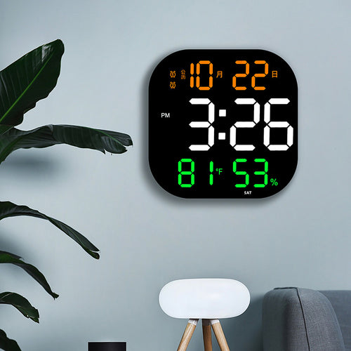 Digitaler Wecker mit Thermometer und Hygrometer Karnz