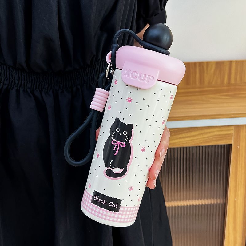 Damen Kreative Wasserflasche mit Tiermotiv Karnz