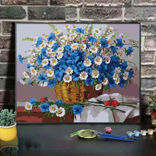 Blumen Stillleben Leinwanddruck Karnz