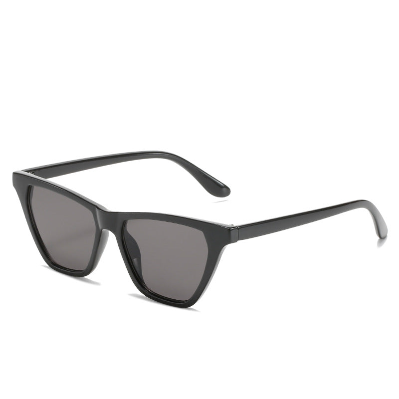 Damen Cat-Eye Sonnenbrille mit innovativem transparentem Rahmen Karnz