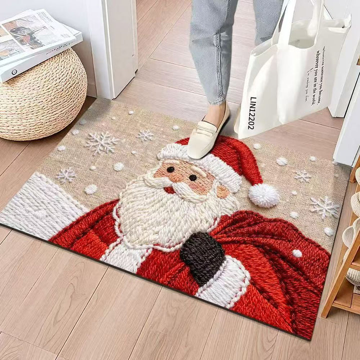 Festlicher, weihnachts thematischer dekorativer Fußmatte Karnz