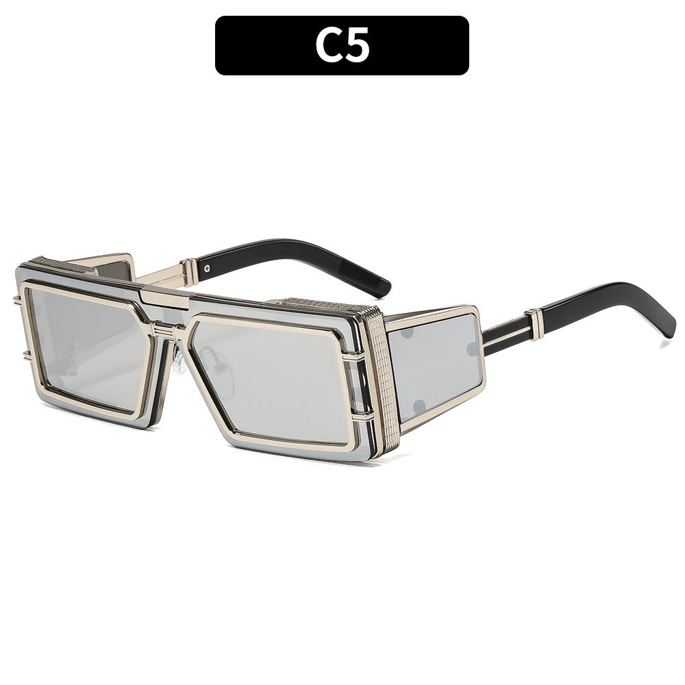 Statement Geometric Shield Sonnenbrille