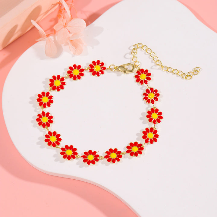 Floral Charm Bracelet Karnz