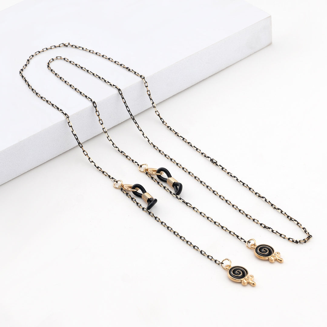 Elegante geometrische Brillenchnur Karnz