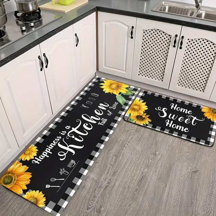 Stylische Küchenkomfortmatten-Set